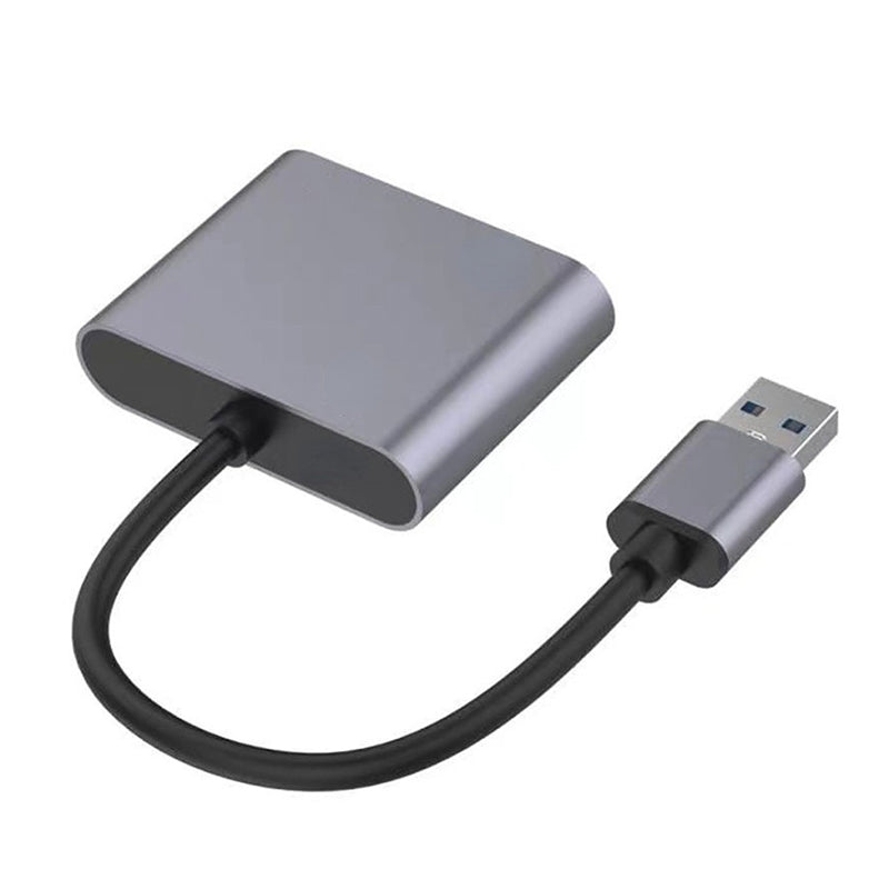 USB to VGA HD 2-in-1 Portable USB Hub Laptop Docking Station HD Video Adapter Cable 1080P USB to VGA HD 2-in-1 Portable USB Hub Laptop Docking Station HD Video Adapter Cable 1080P